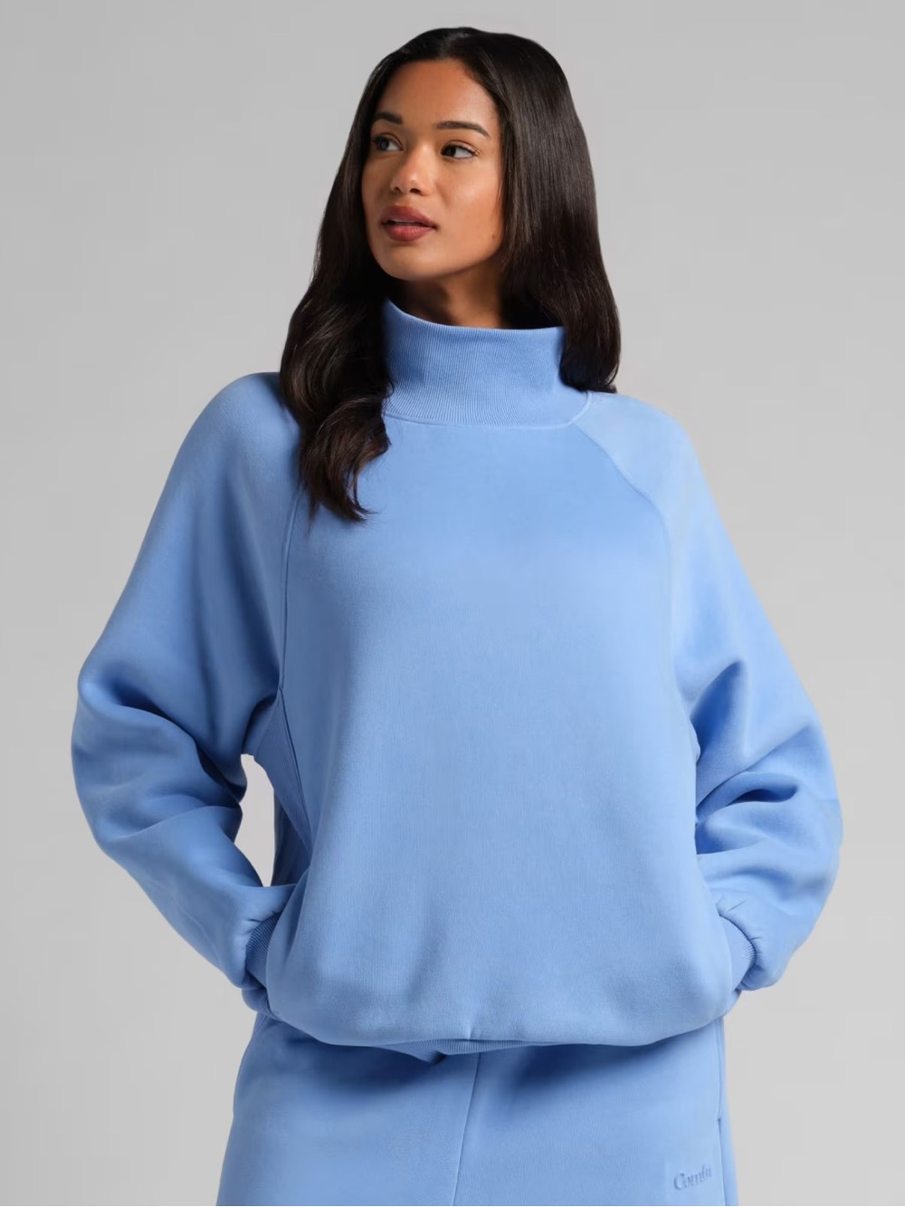 Mock Neck Sweatset - Picture 3 of 4